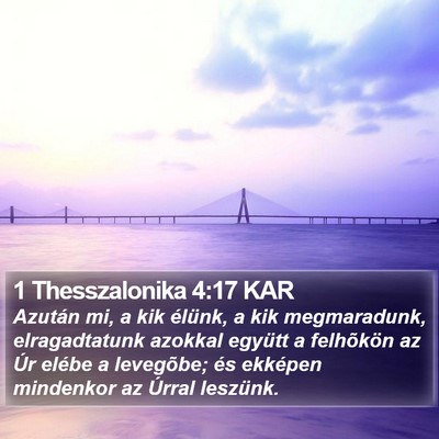 1 Thesszalonika 4:17 KAR Bible Verse Image