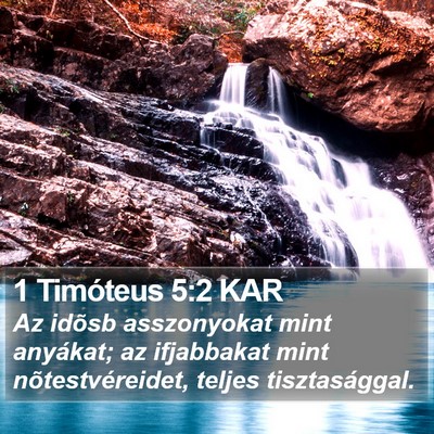 1 Timóteus 5:2 KAR Bible Verse Image