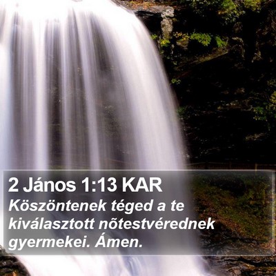 2 János 1:13 KAR Bible Verse Image