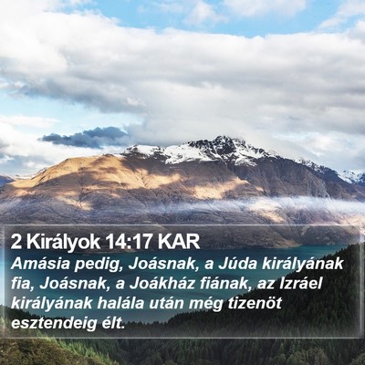 2 Királyok 14:17 KAR Bible Verse Image