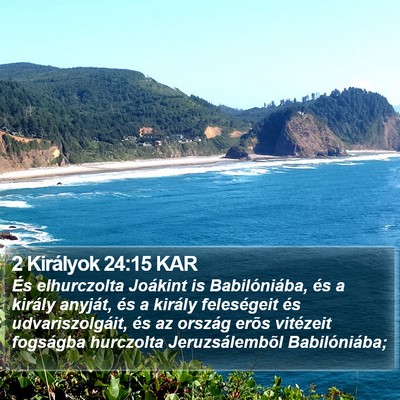 2 Királyok 24:15 KAR Bible Verse Image