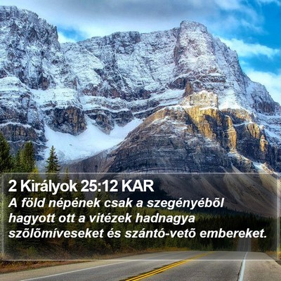 2 Királyok 25:12 KAR Bible Verse Image