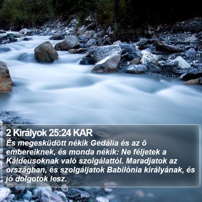 2 Királyok 25:24 KAR Bible Verse Image