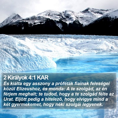 2 Királyok 4:1 KAR Bible Verse Image