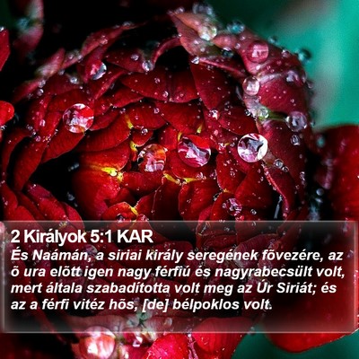 2 Királyok 5:1 KAR Bible Verse Image
