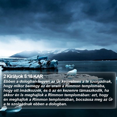 2 Királyok 5:18 KAR Bible Verse Image