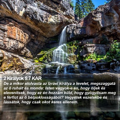 2 Királyok 5:7 KAR Bible Verse Image