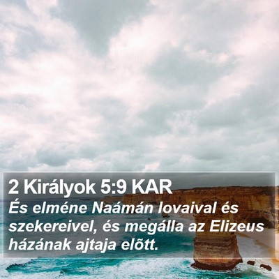 2 Királyok 5:9 KAR Bible Verse Image