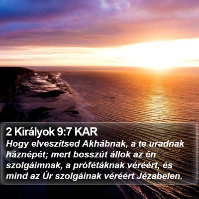 2 Királyok 9:7 KAR Bible Verse Image