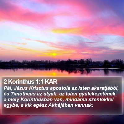 2 Korinthus 1:1 KAR Bible Verse Image