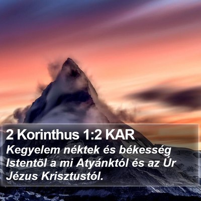 2 Korinthus 1:2 KAR Bible Verse Image