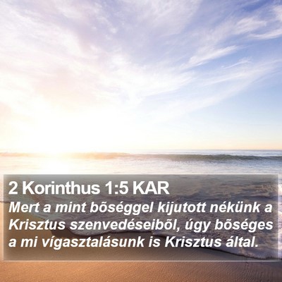 2 Korinthus 1:5 KAR Bible Verse Image