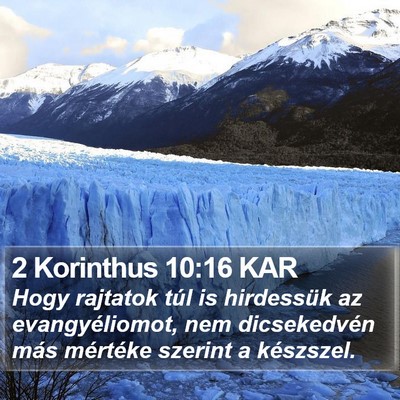 2 Korinthus 10:16 KAR Bible Verse Image