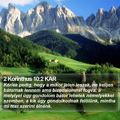 2 Korinthus 10:2 KAR Bible Verse Image