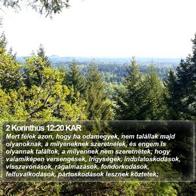 2 Korinthus 12:20 KAR Bible Verse Image