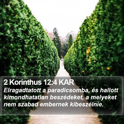 2 Korinthus 12:4 KAR Bible Verse Image