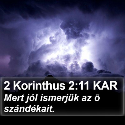 2 Korinthus 2:11 KAR Bible Verse Image