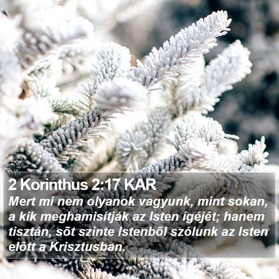 2 Korinthus 2:17 KAR Bible Verse Image