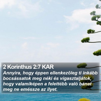 2 Korinthus 2:7 KAR Bible Verse Image
