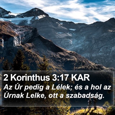 2 Korinthus 3:17 KAR Bible Verse Image