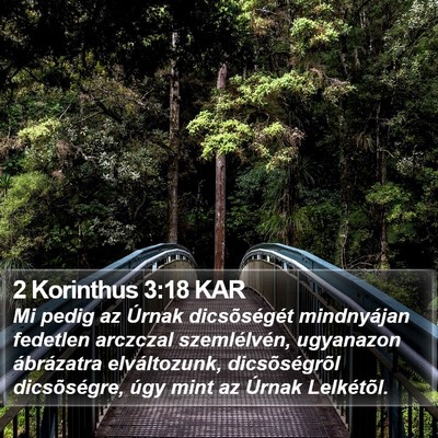 2 Korinthus 3:18 KAR Bible Verse Image