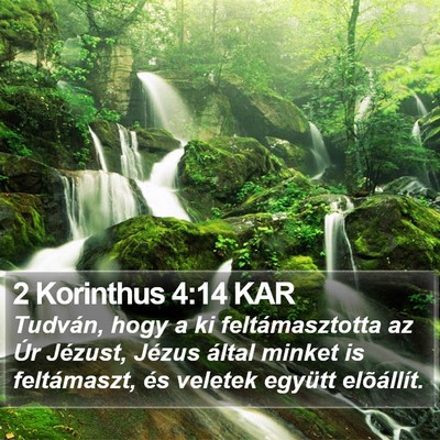 2 Korinthus 4:14 KAR Bible Verse Image