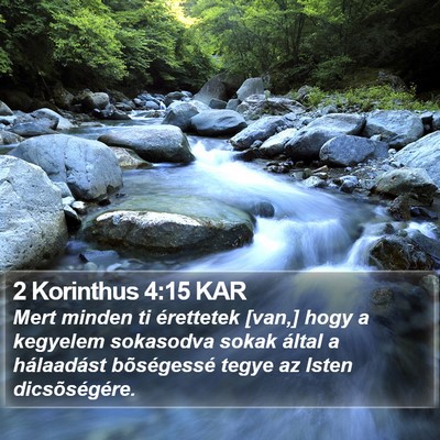 2 Korinthus 4:15 KAR Bible Verse Image