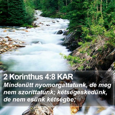 2 Korinthus 4:8 KAR Bible Verse Image