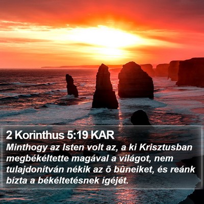 2 Korinthus 5:19 KAR Bible Verse Image