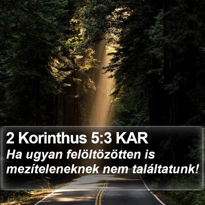 2 Korinthus 5:3 KAR Bible Verse Image