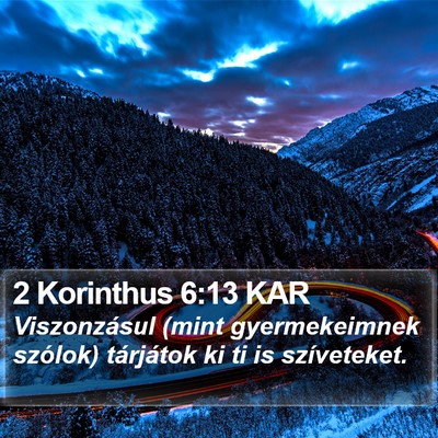 2 Korinthus 6:13 KAR Bible Verse Image