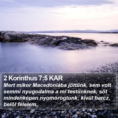 2 Korinthus 7:5 KAR Bible Verse Image