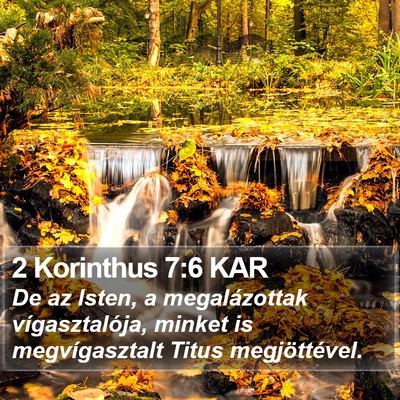 2 Korinthus 7:6 KAR Bible Verse Image