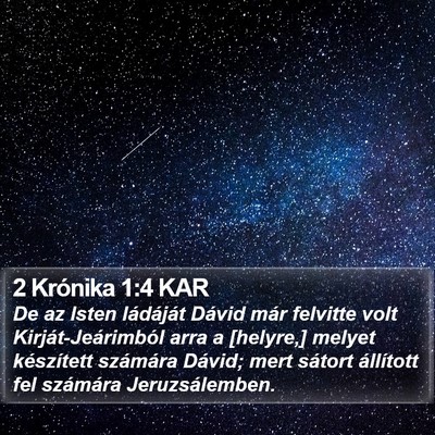 2 Krónika 1:4 KAR Bible Verse Image