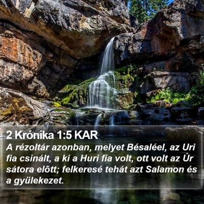 2 Krónika 1:5 KAR Bible Verse Image