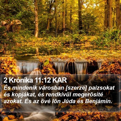 2 Krónika 11:12 KAR Bible Verse Image