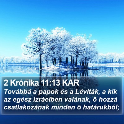2 Krónika 11:13 KAR Bible Verse Image