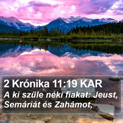 2 Krónika 11:19 KAR Bible Verse Image