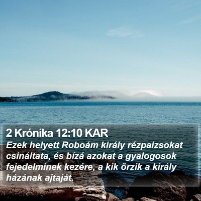 2 Krónika 12:10 KAR Bible Verse Image