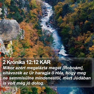 2 Krónika 12:12 KAR Bible Verse Image