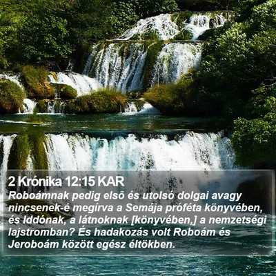 2 Krónika 12:15 KAR Bible Verse Image