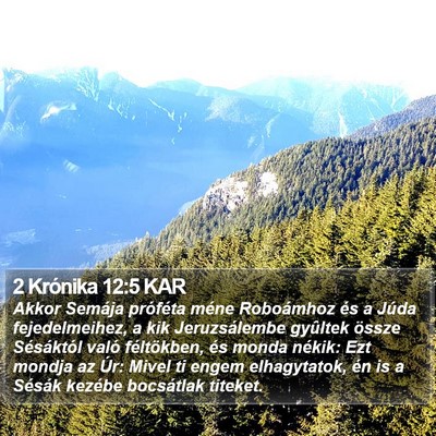 2 Krónika 12:5 KAR Bible Verse Image