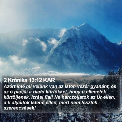 2 Krónika 13:12 KAR Bible Verse Image