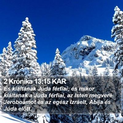 2 Krónika 13:15 KAR Bible Verse Image