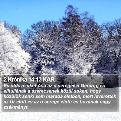 2 Krónika 14:13 KAR Bible Verse Image