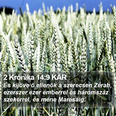 2 Krónika 14:9 KAR Bible Verse Image