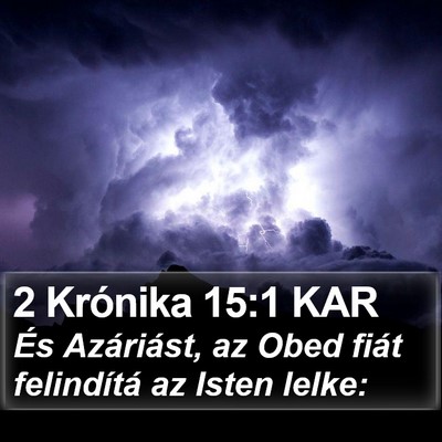 2 Krónika 15:1 KAR Bible Verse Image