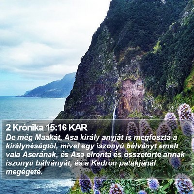 2 Krónika 15:16 KAR Bible Verse Image