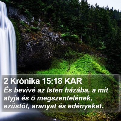 2 Krónika 15:18 KAR Bible Verse Image