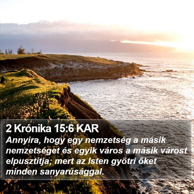 2 Krónika 15:6 KAR Bible Verse Image